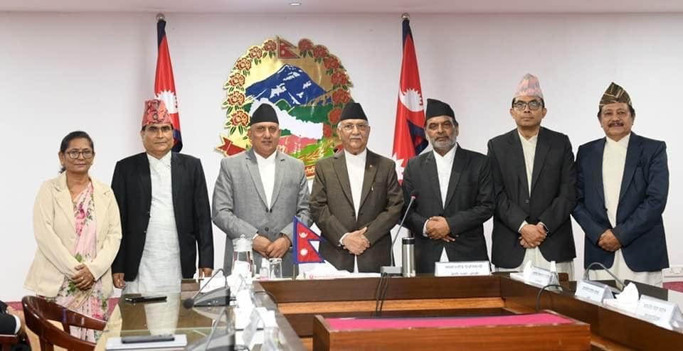 राष्ट्रिय योजना आयोगका नवनियुक्त पदाधिकारीहरू
